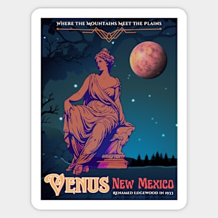 Venus Edgewood New Mexico Sticker